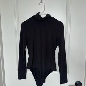SHEIN Black Turtle Neck Bodysuit